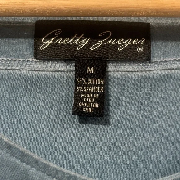 Getty Zueger Women's Blue Asymmetrical Dress With Lace Detail - Picture 2 of 4